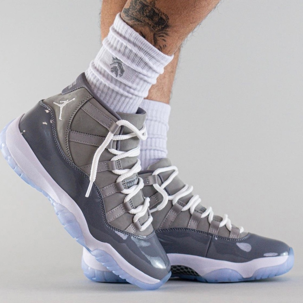 "Cool Grey" Jordan 11s (Mens)